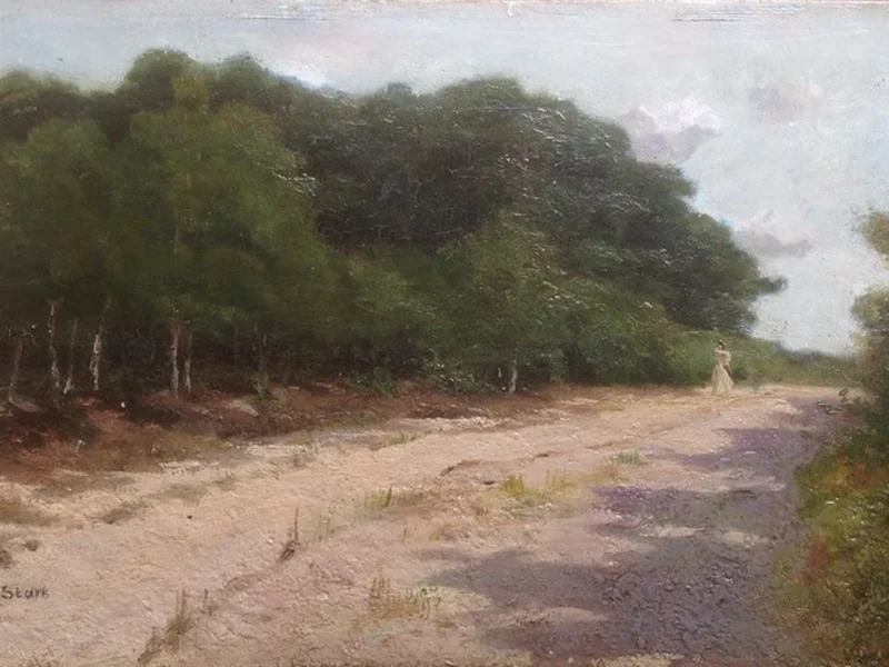 1849-Elias Stark - Sentiero della brughiera